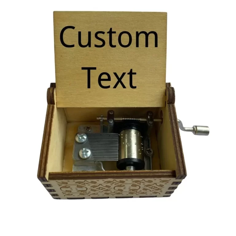 Aanpasbare Muziekdoos Licht Hout