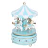 Blauw Carrousel Muziekdoosje 3
