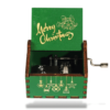 Kerst Houten Muziekdoosje Groene