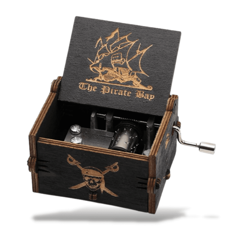 Pirates Of The Caribbean Muziekdoosje Zwart
