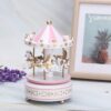 Roze Carrousel Muziekdoosje 2 2
